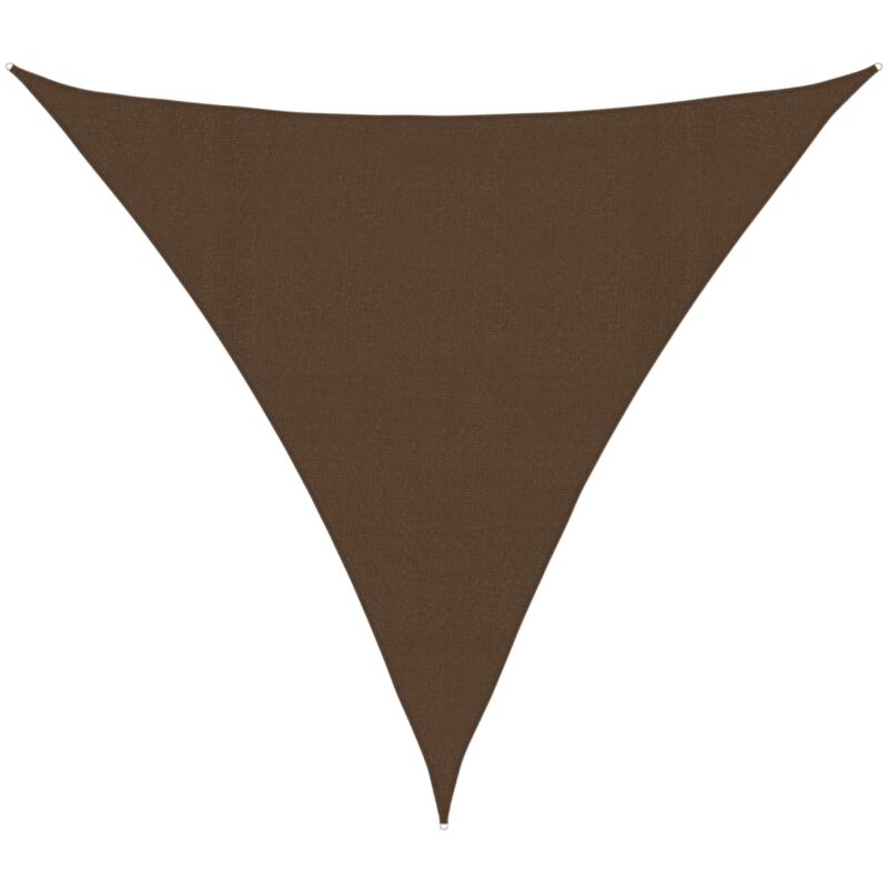 

Toldo de vela HDPE marrón 160 g/m² 4x4x4 m - Marrón - Vidaxl