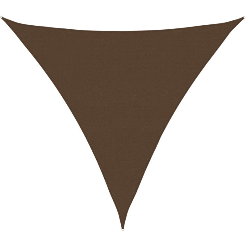 

vidaXL Toldo de vela HDPE marrón 160 g/m² 5x5x5 m - Marrón