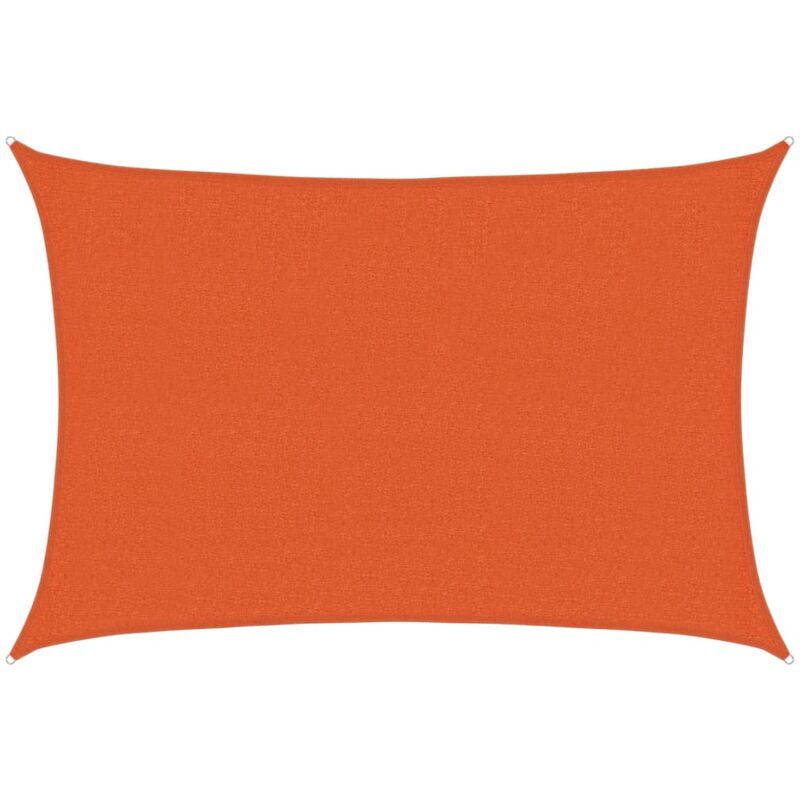 

vidaXL Toldo de vela HDPE naranja 160 g/m² 2,5x4 m - Naranja