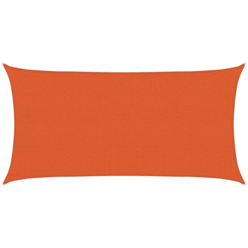 

Vidaxl - Toldo de vela HDPE naranja 160 g/m² 2,5x5 m - Naranja