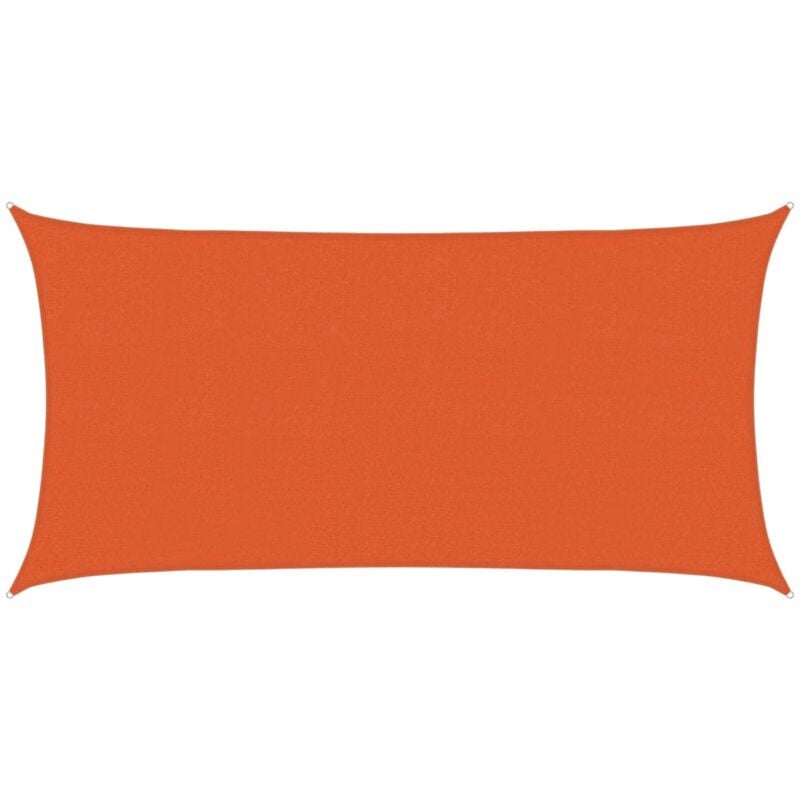 

Toldo de vela HDPE naranja 160 g/m² 2x3,5 m - Naranja - Vidaxl
