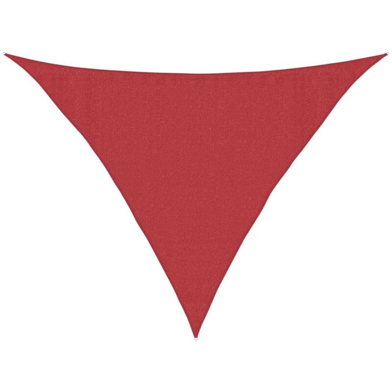 

vidaXL Toldo de vela HDPE rojo 160 g/m² 3,5x3,5x4,9 m - Rojo