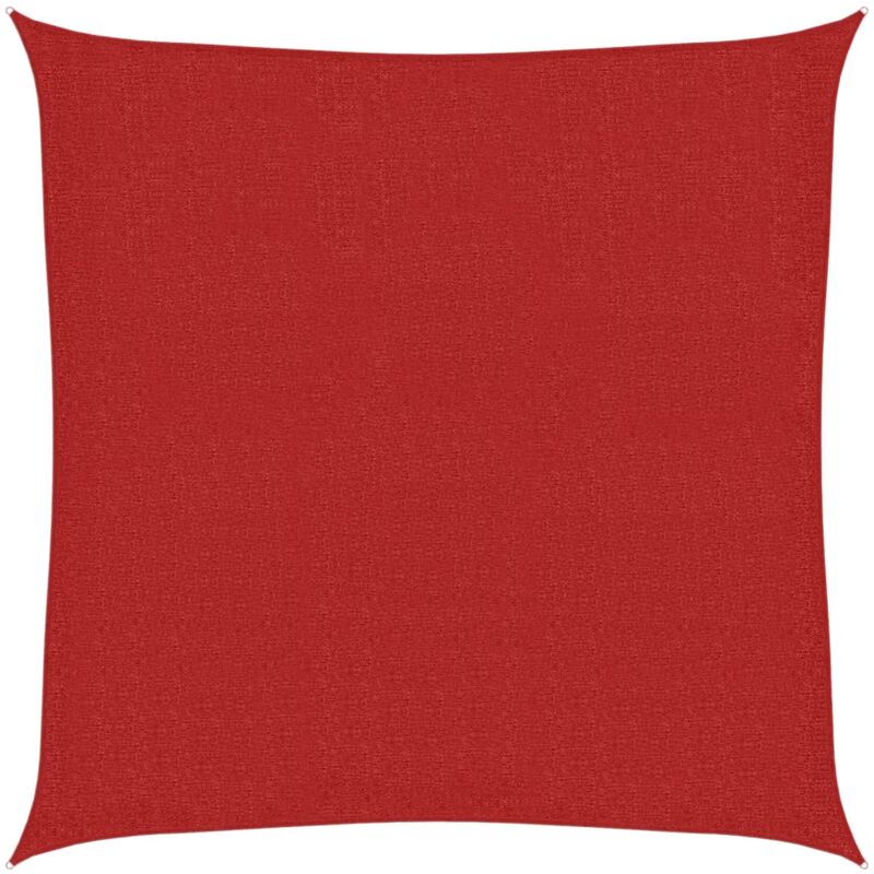 

vidaXL Toldo de vela HDPE rojo 160 g/m² 3,6x3,6 m - Rojo