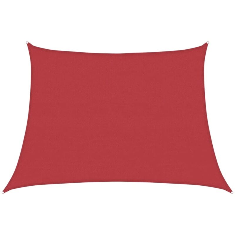 

Toldo de vela HDPE rojo 160 g/m² 4/5x3 m - Rojo - Vidaxl