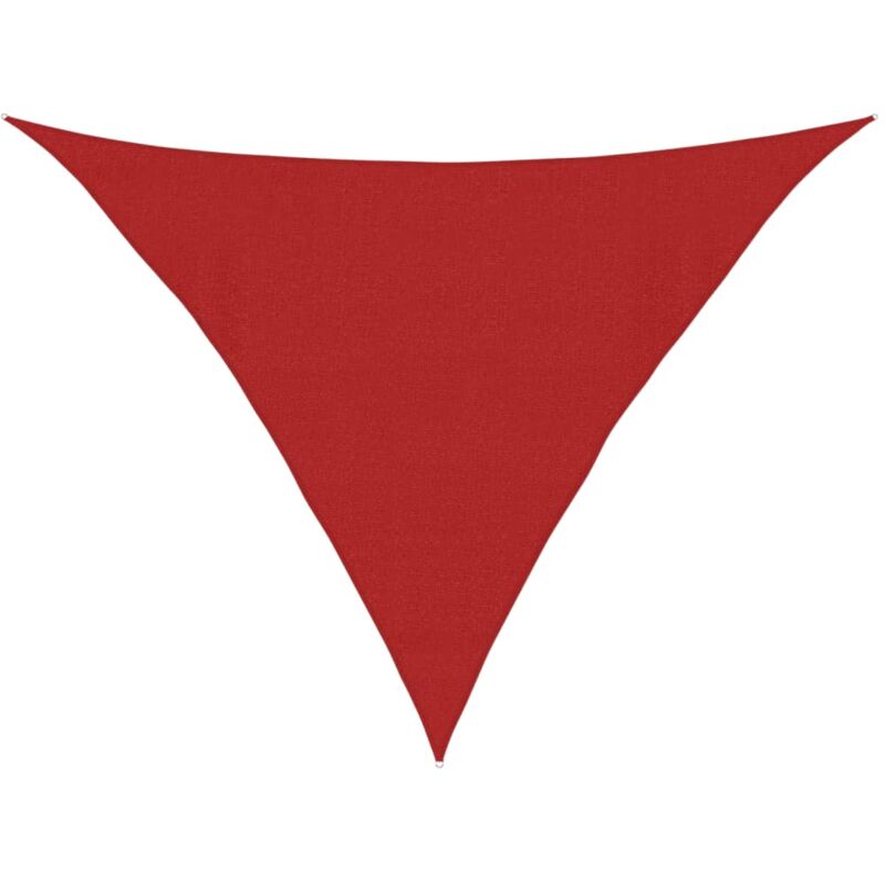 

vidaXL Toldo de vela HDPE rojo 160 g/m² 4x4x5,8 m - Rojo