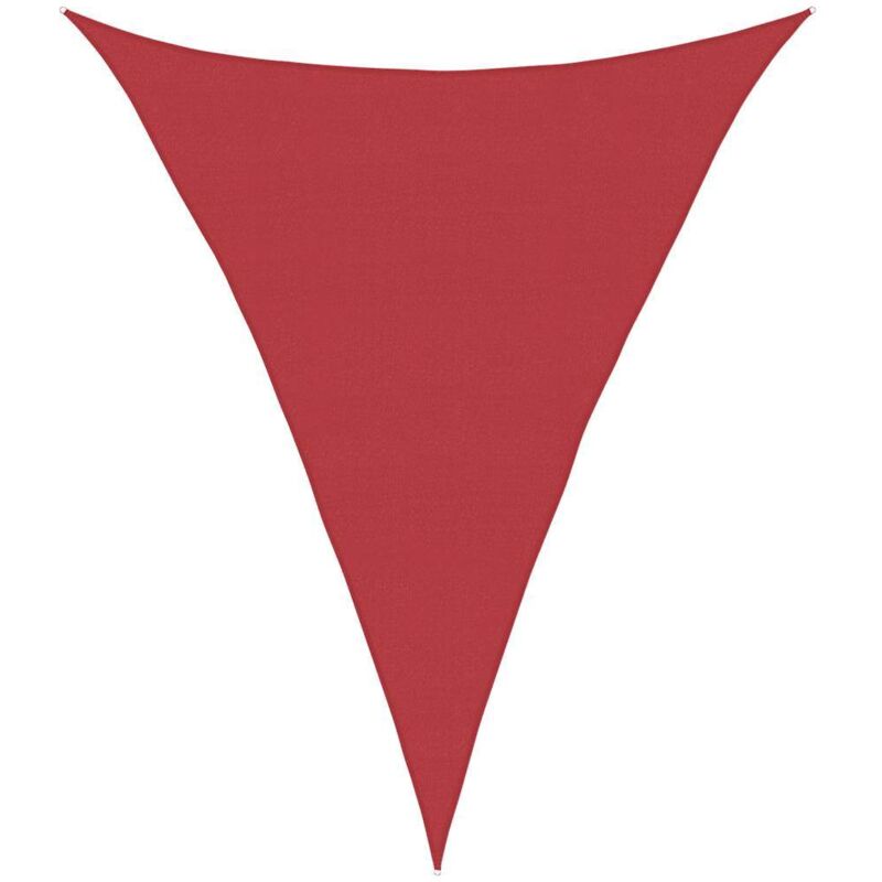 

vidaXL Toldo de vela HDPE rojo 160 g/m² 5x7x7 m - Rojo