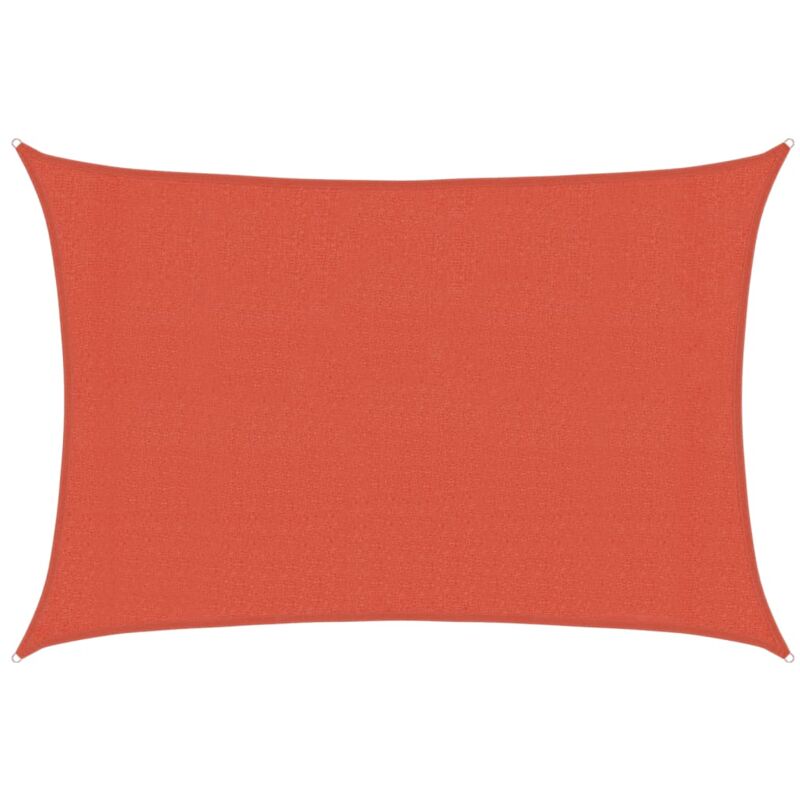 

vidaXL Toldo de vela HDPE terracota 160 g/m² 3x4,5 m - Marrón