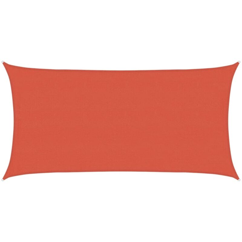 

Toldo de vela HDPE terracota 160 g/m² 4x7 m - Marrón - Vidaxl