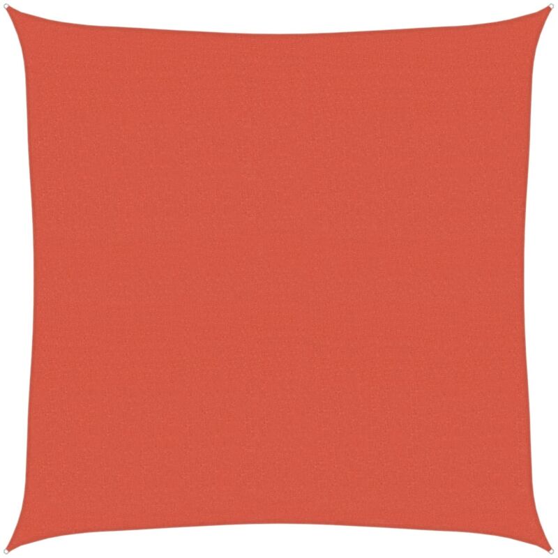 

vidaXL Toldo de vela HDPE terracota 160 g/m² 5x5 m - Marrón