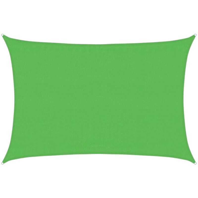

Toldo de vela HDPE verde claro 160 g/m² 3,5x4,5 m - Verde - Vidaxl