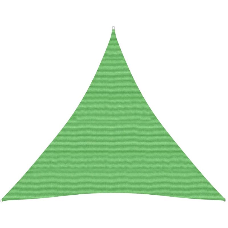 

vidaXL Toldo de vela HDPE verde claro 160 g/m² 3,6x3,6x3,6 m - Verde