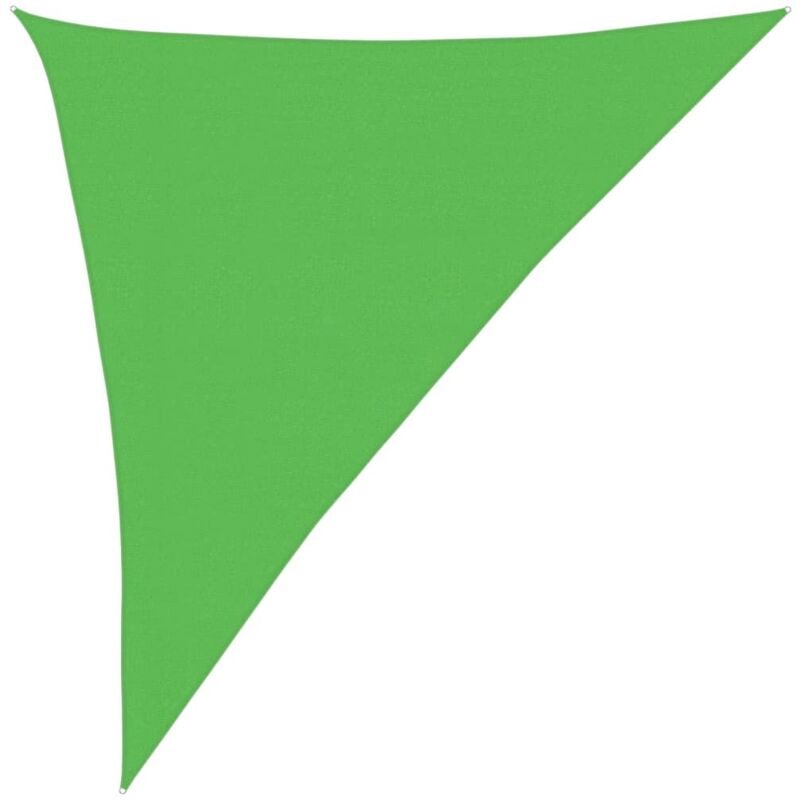 

vidaXL Toldo de vela HDPE verde claro 160 g/m² 3x4x5 m - Verde