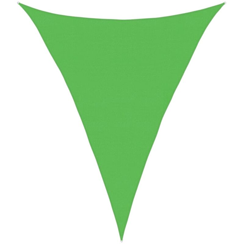 

vidaXL Toldo de vela HDPE verde claro 160 g/m² 4x5x5 m - Verde