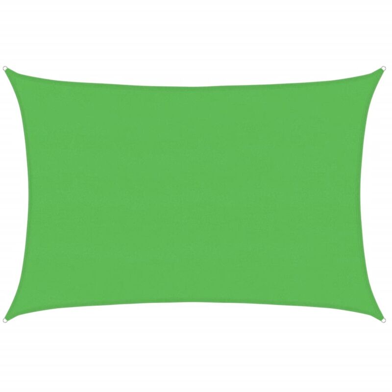

Toldo de vela HDPE verde claro 160 g/m² 5x6 m - Verde - Vidaxl