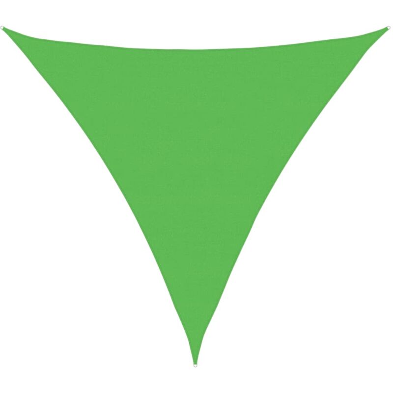 

vidaXL Toldo de vela HDPE verde claro 160 g/m² 6x6x6 m - Verde