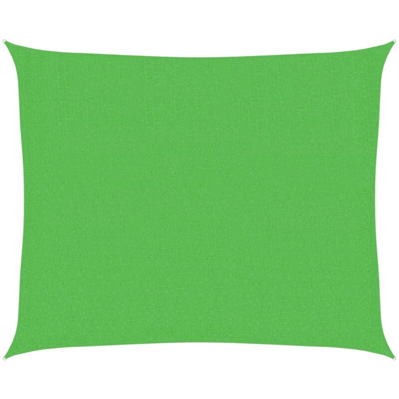 

Toldo de vela HDPE verde claro 160 g/m² 2,5x3 m - Verde - Vidaxl