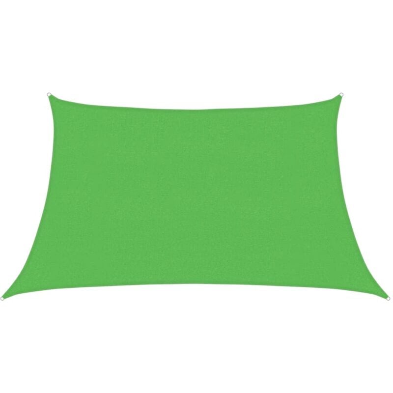 

Toldo de vela HDPE verde claro 160 g/m² 3/4x2 m - Verde - Vidaxl