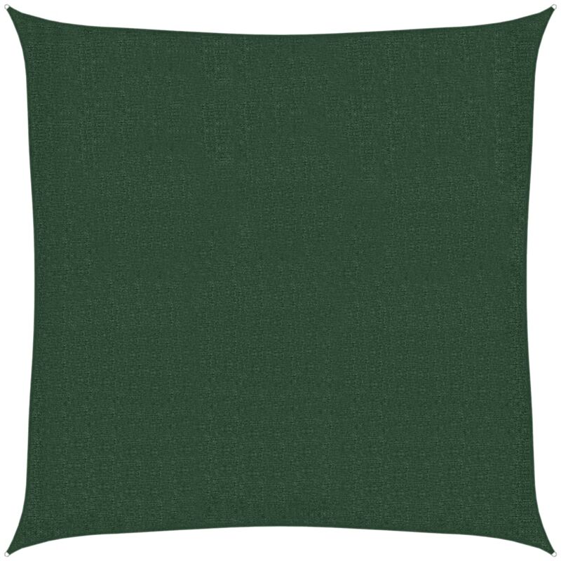

vidaXL Toldo de vela HDPE verde oscuro 160 g/m² 3x3 m - Verde
