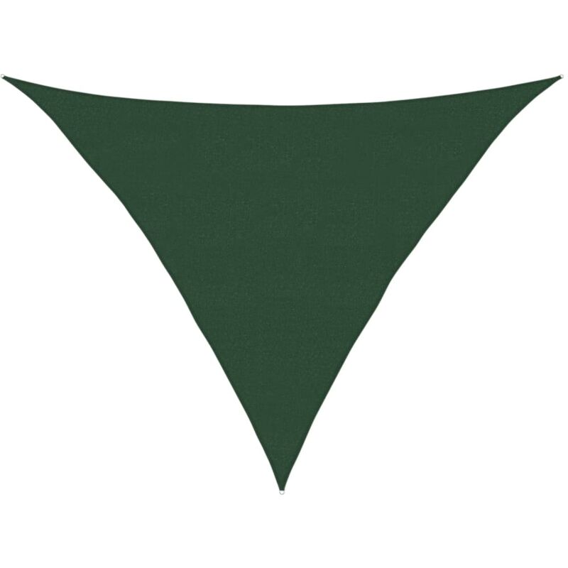 

vidaXL Toldo de vela HDPE verde oscuro 160 g/m² 5x5x6 m - Verde