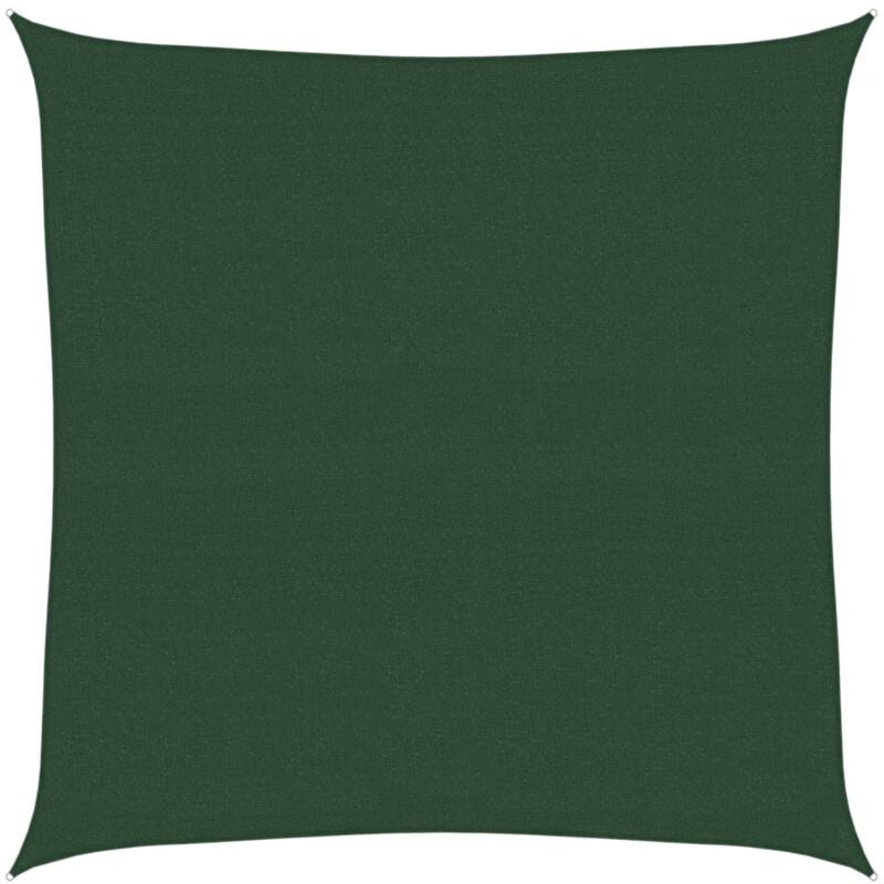 

Toldo de vela HDPE verde oscuro 160 g/m² 6x6 m - Verde - Vidaxl