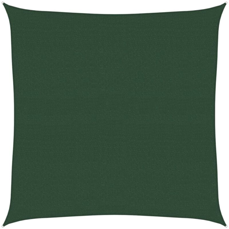 

vidaXL Toldo de vela HDPE verde oscuro160 g/m² 4x4 m - Verde