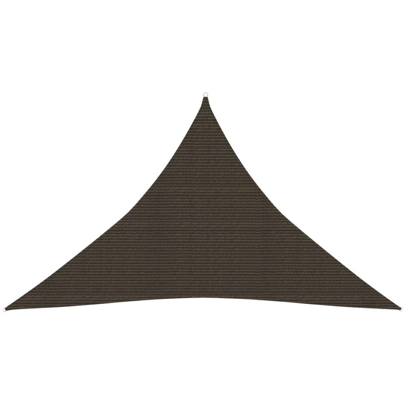 

vidaXL Toldo de vela marrón HDPE 160 g/m² 3x3x4,2 m - Marrón