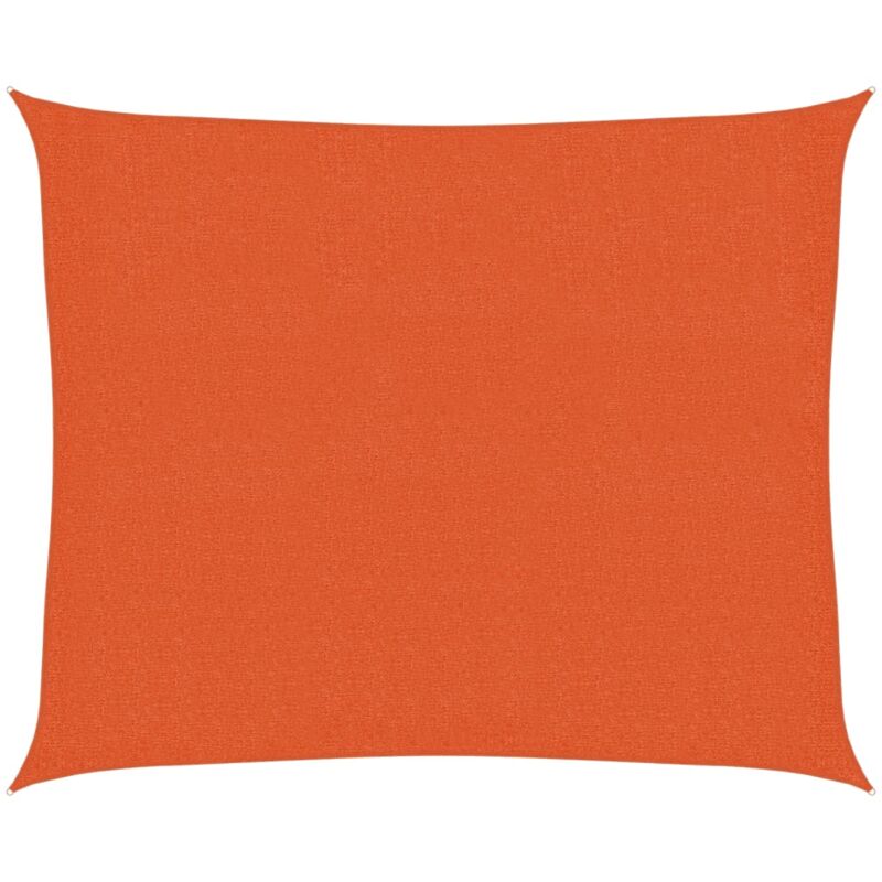 

Toldo de vela naranja HDPE 160 g/m² 2,5x3 m - Naranja - Vidaxl