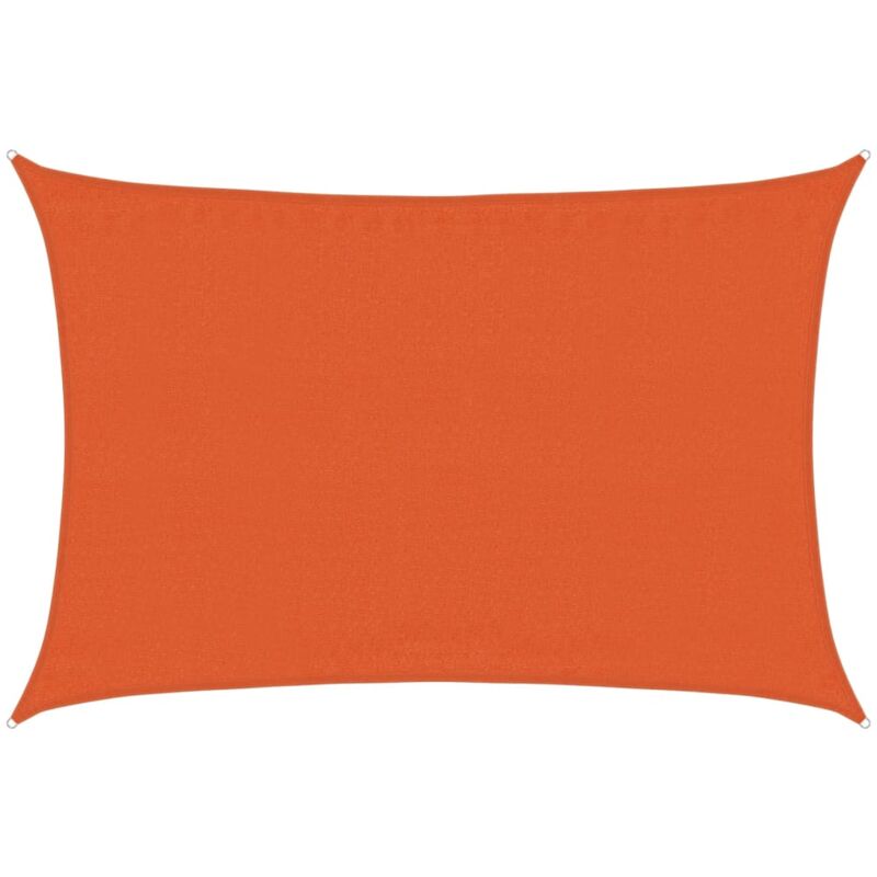 

Toldo de vela naranja HDPE 160 g/m² 3,5x4,5 m - Naranja - Vidaxl