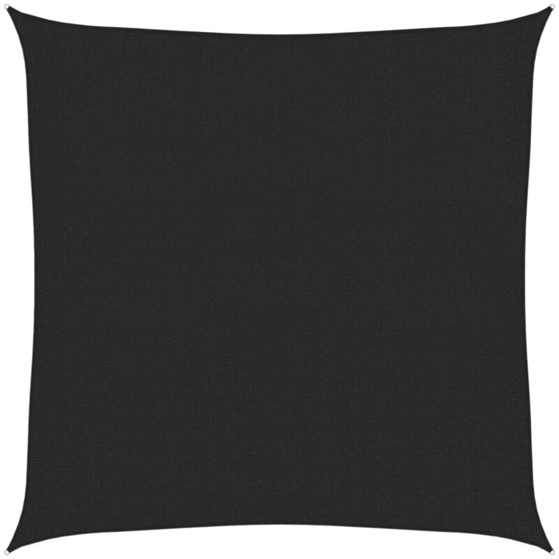 

Toldo de vela negro HDPE 160 g/m² 3x3 m - Negro - Vidaxl
