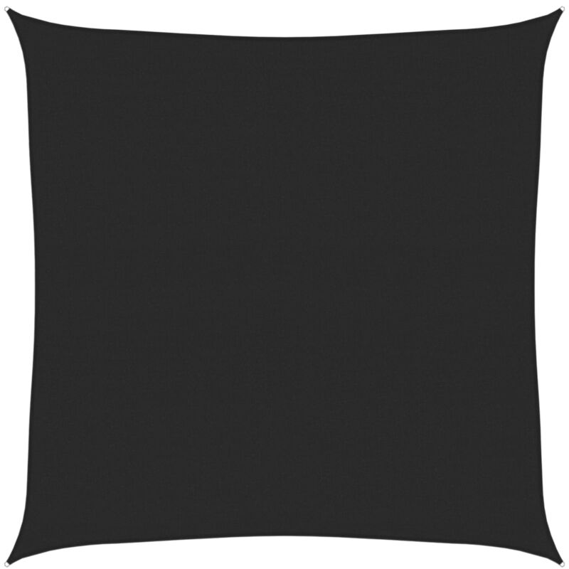 

Toldo de vela negro HDPE 160 g/m² 5x5 m - Negro - Vidaxl