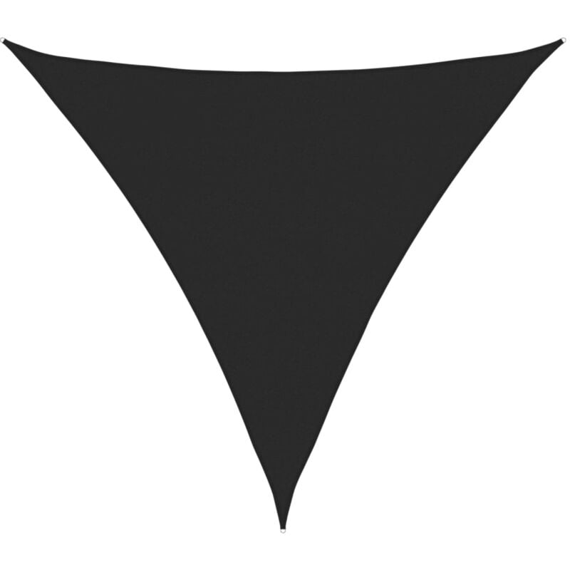 

vidaXL Toldo de vela negro HDPE 160 g/m² 5x5x5 m - Negro