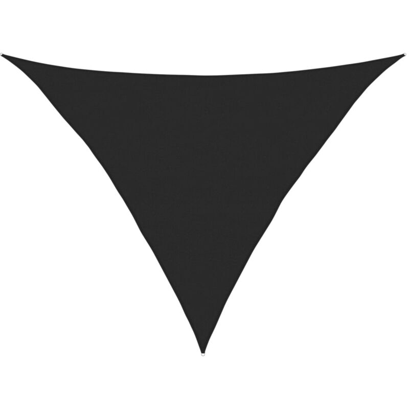 

vidaXL Toldo de vela negro HDPE 160 g/m² 5x5x6 m - Negro