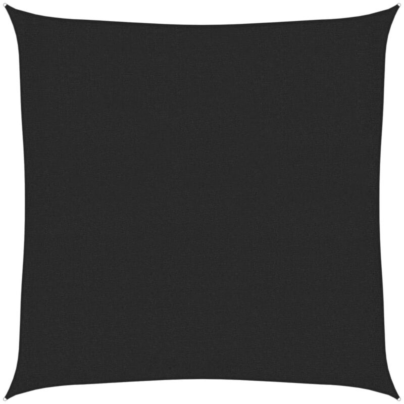 

Toldo de vela negro HDPE 160 g/m² 2,5x2,5 m - Negro - Vidaxl