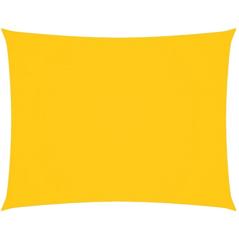 

vidaXL Toldo de vela rectangular tela oxford amarillo 5x6 m - Amarillo