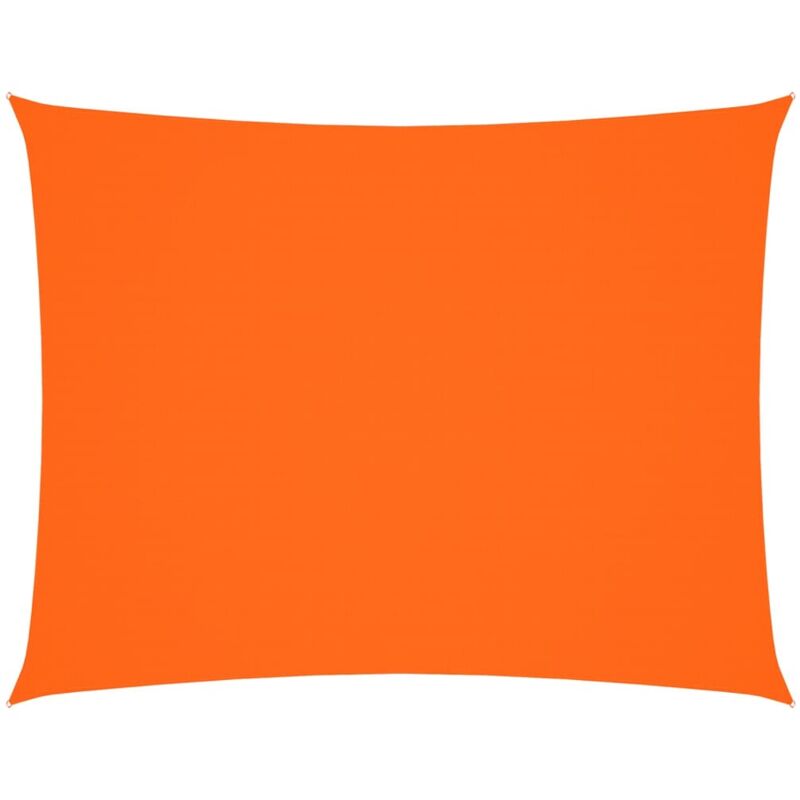 

vidaXL Toldo de vela rectangular de tela oxford naranja 4x5 m - Naranja