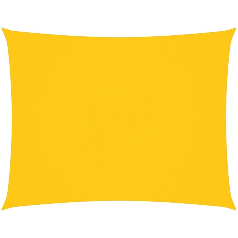 

vidaXL Toldo de vela rectangular tela oxford amarillo 6x7 m - Amarillo