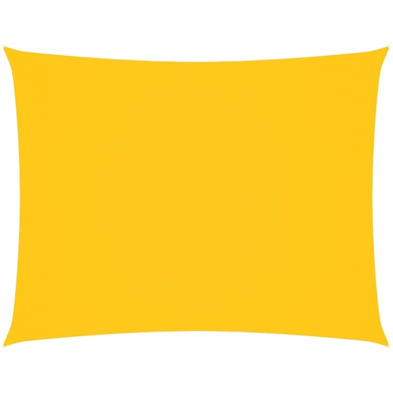 

vidaXL Toldo de vela rectangular tela oxford amarillo 3,5x5 m - Amarillo