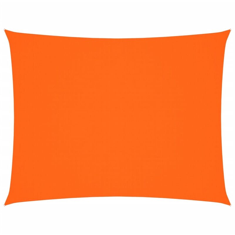 

vidaXL Toldo de vela rectangular tela oxford naranja 6x7 m - Naranja