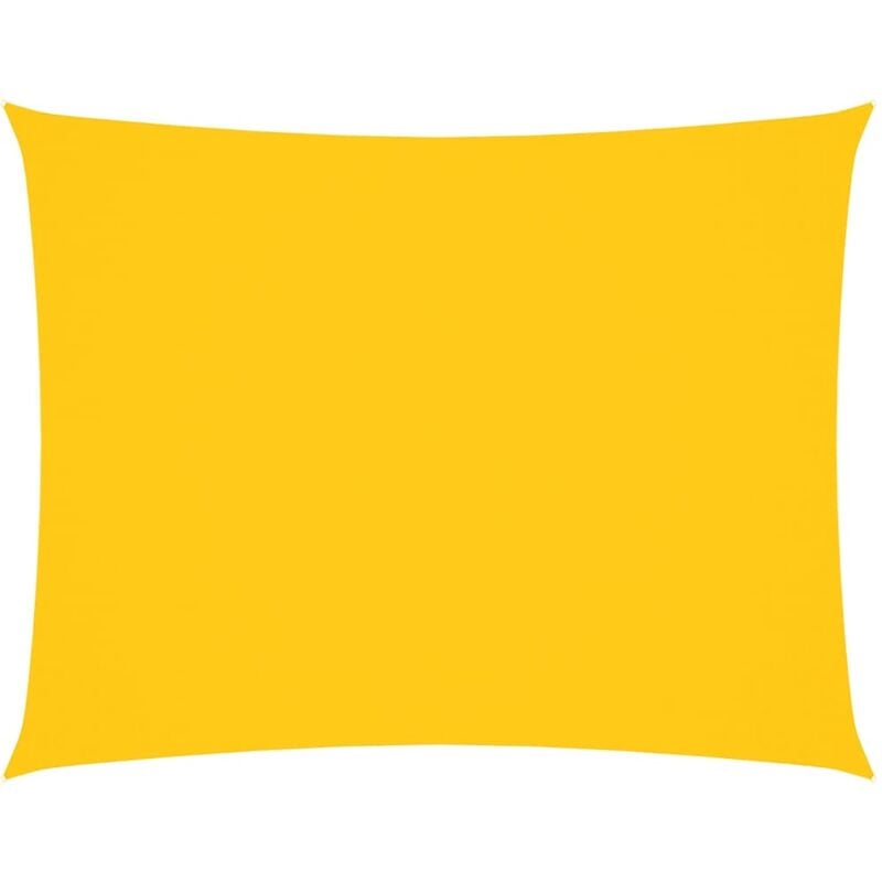 

vidaXL Toldo de vela rectangular tela oxford amarillo 5x7 m - Amarillo