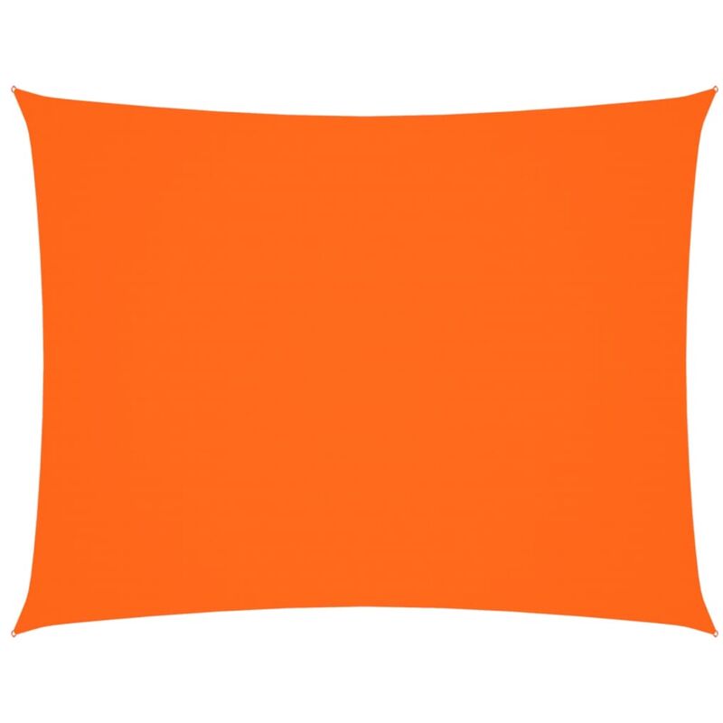 

vidaXL Toldo de vela rectangular tela oxford naranja 3,5x4,5 m - Naranja
