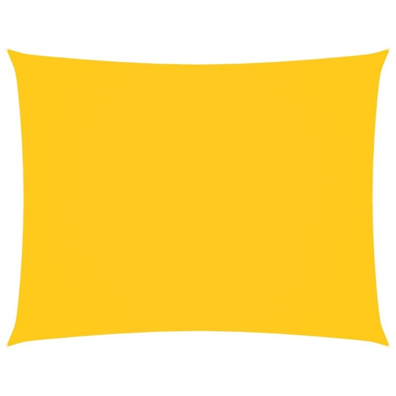 

Vidaxl - Toldo de vela rectangular de tela oxford amarillo 2,5x3,5 m - Amarillo