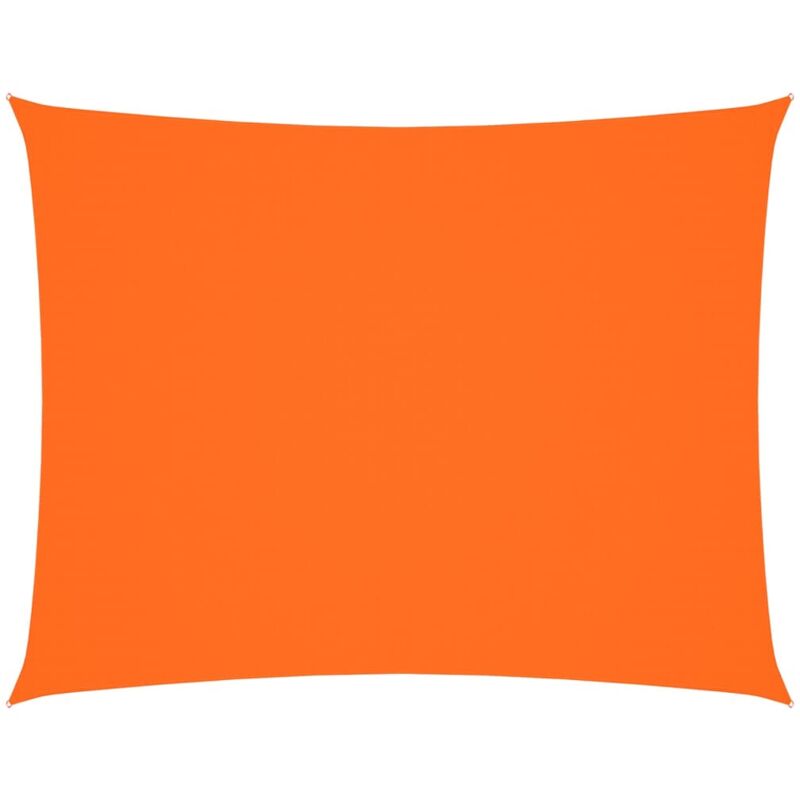 

vidaXL Toldo de vela rectangular tela oxford naranja 3x4 m - Naranja