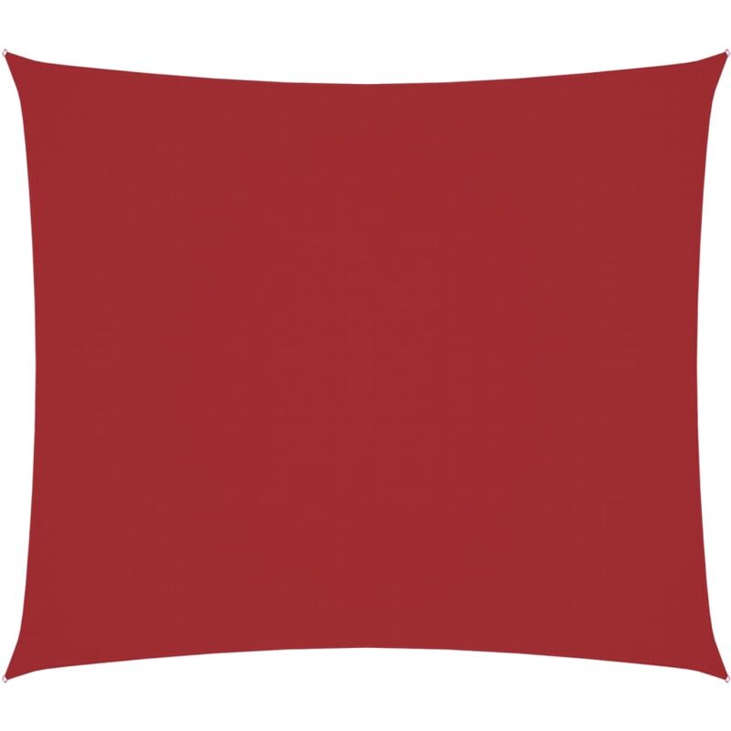 

vidaXL Toldo de vela rectangular de tela oxford rojo 2,5x3 m - Rojo