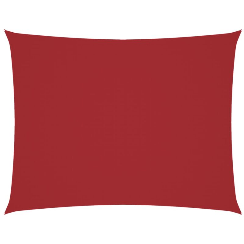 

vidaXL Toldo de vela rectangular de tela oxford rojo 2,5x4 m - Rojo