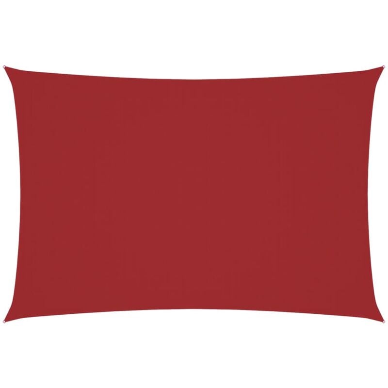 

vidaXL Toldo de vela rectangular tela oxford rojo 3x6 m - Rojo