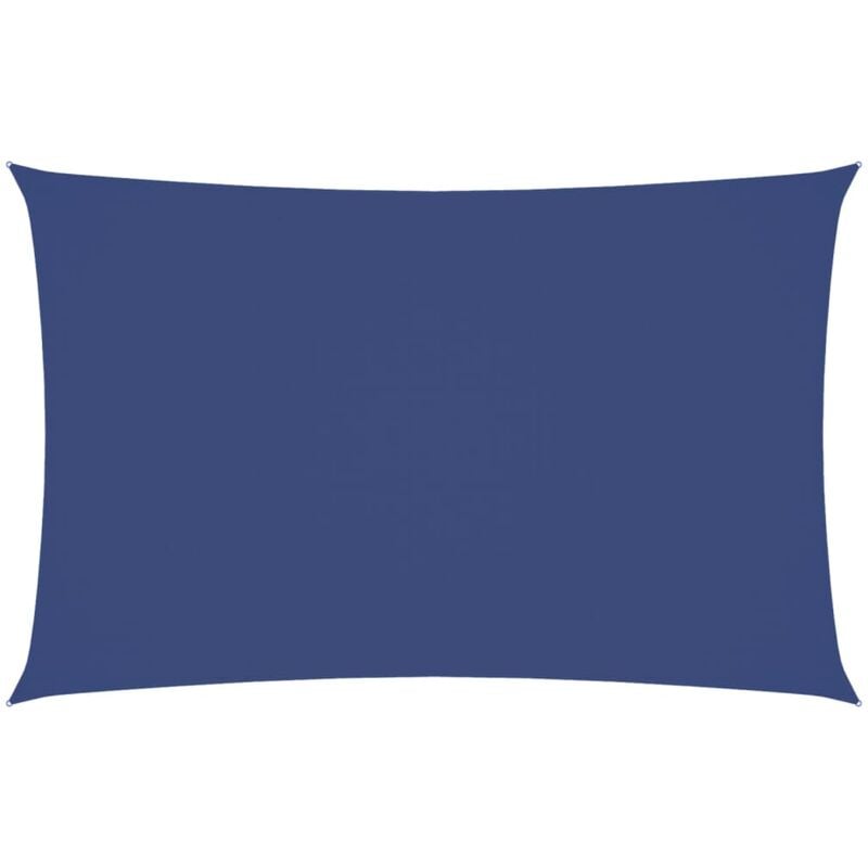 

Toldo de vela rectangular de tela oxford azul 2,5x5 m - Azul - Vidaxl