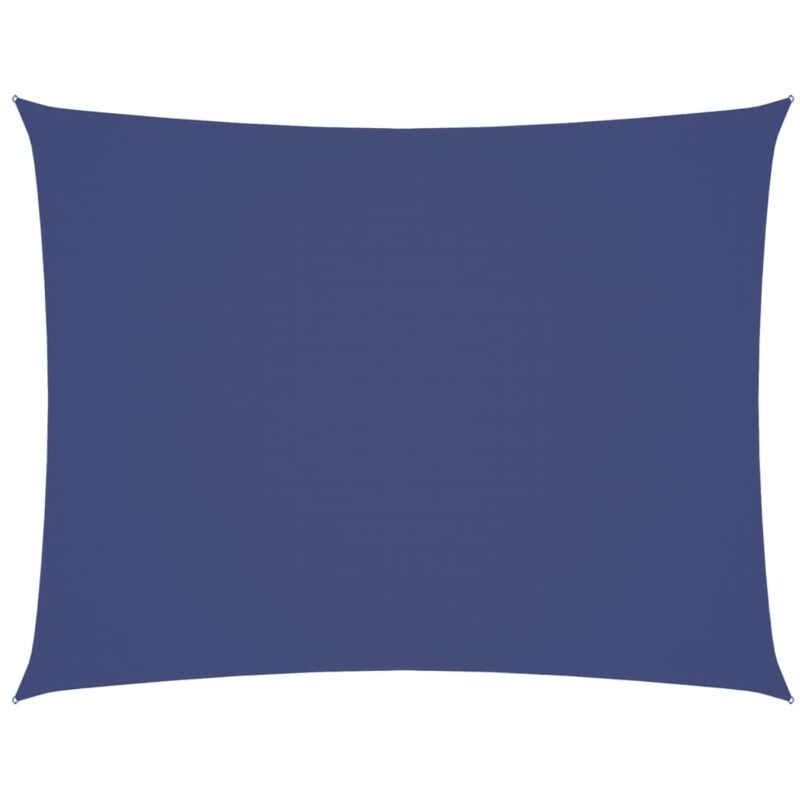 

vidaXL Toldo de vela rectangular de tela oxford azul 4x6 m - Azul