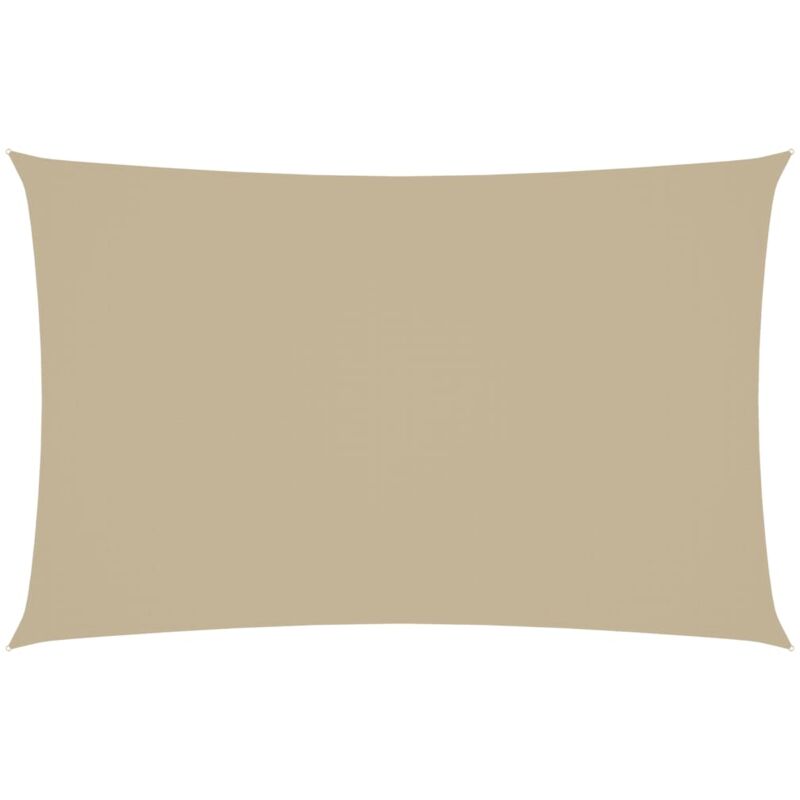 

vidaXL Toldo de vela rectangular de tela oxford beige 2x5 m - Beige