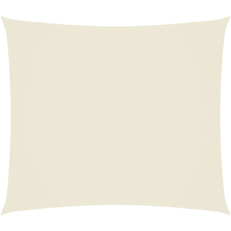 

Toldo de vela rectangular tela Oxford color crema 2x2,5 m - Crema - Vidaxl