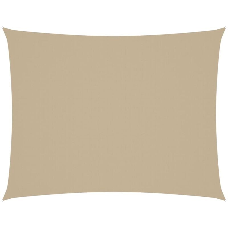 

vidaXL Toldo de vela rectangular de tela oxford beige 2x3 m - Beige